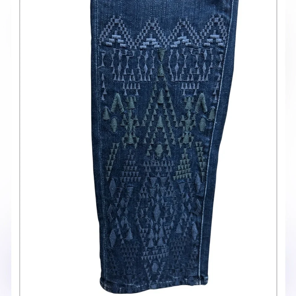 Miss Me Girls Jean Size 14 Skinny Ankle Denim Embroidered NWT